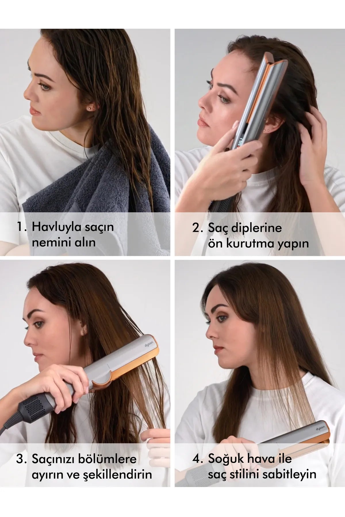 DYSON Airstrait™ Saç Düzleştirici (Ceramic Pink)